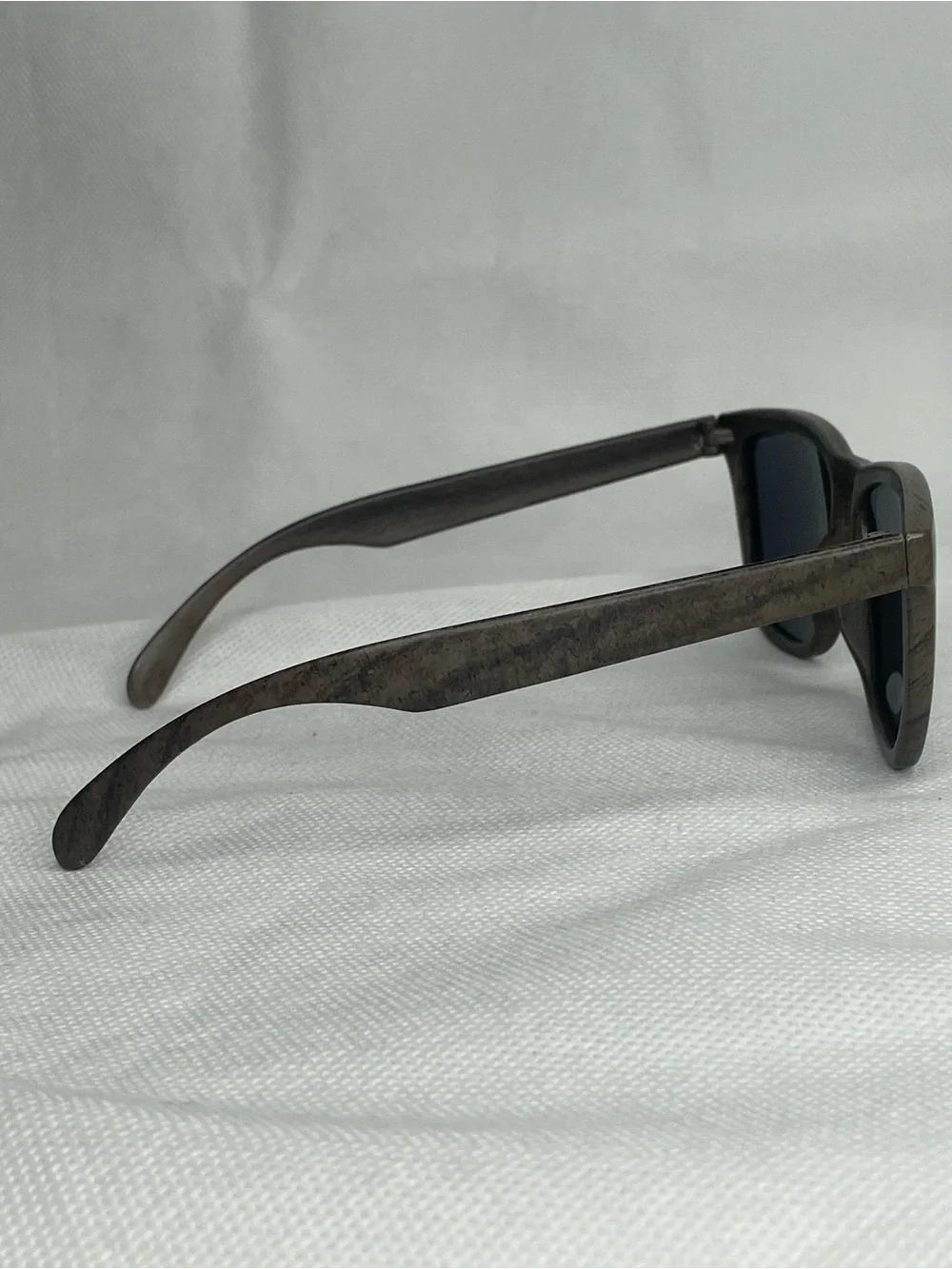 Nectar Hardywood Polarized Sunglasses Marble Earth Gray UV400 Smoke Mirror Lens